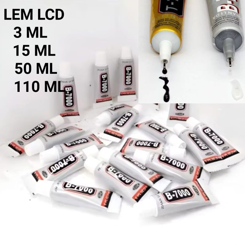 

LEM LCD TOUCHSCREEN T-7000 3ML - 15ML - 110ML HITAM BENING MURAH DAN KOKOH