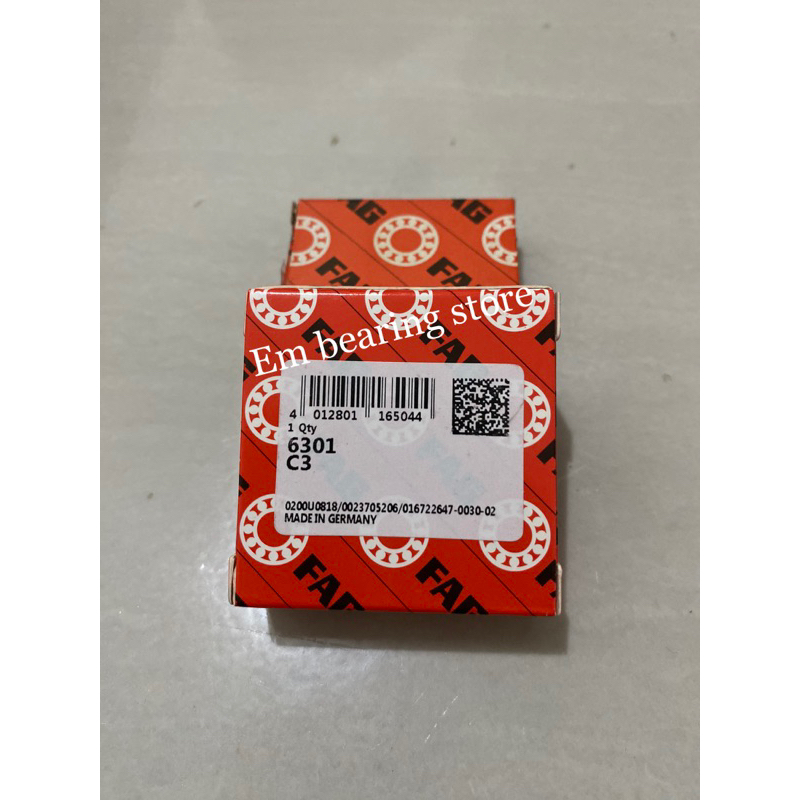 BALL BEARING 6301 C3 FAG ORIGINAL