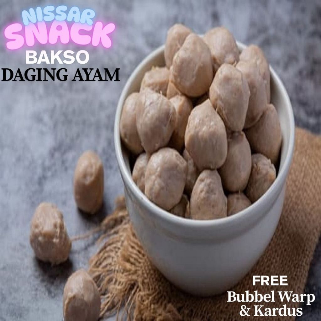 

Bakso Ayam / Bakso Ayam Goreng Frozen