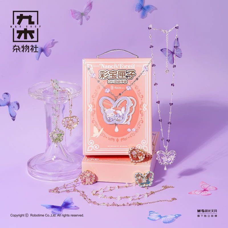 [Jastip] Nanci Forest Butterfly Necklace & Bracelet 2-Way Blind Box Limited Edition BB Kalung Gelang