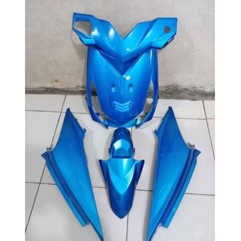 full body halus honda beat karbu warna biru candy