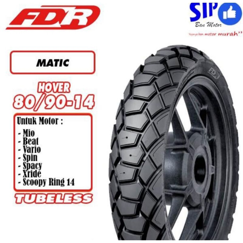 Ban motor merek swallow street enduro uk 80/90 ring 14