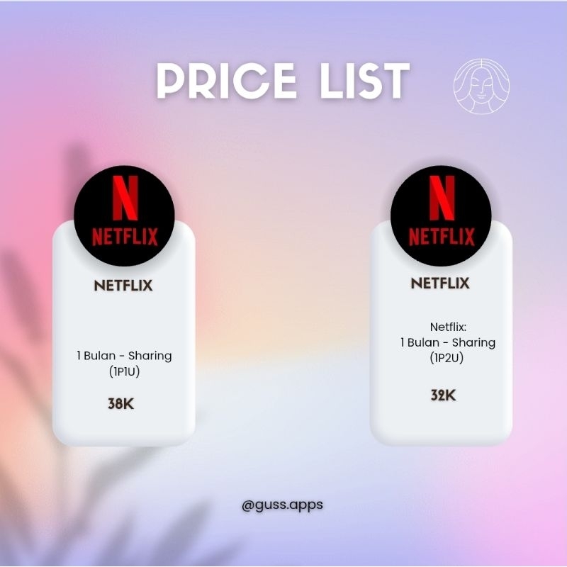 Netflix premium murah