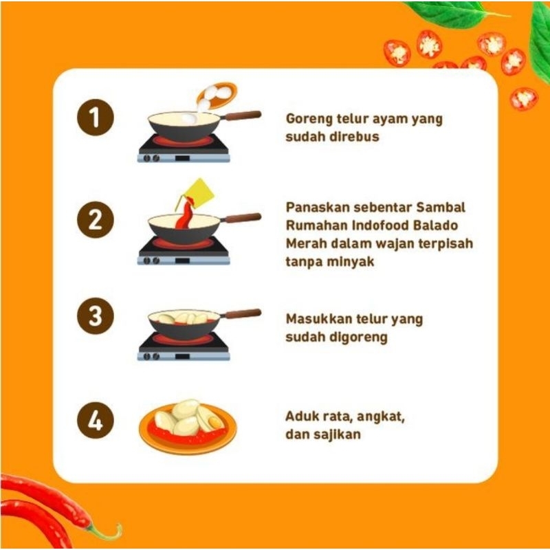 

RB Indofood Sambal Balado Merah 200gr Pouch