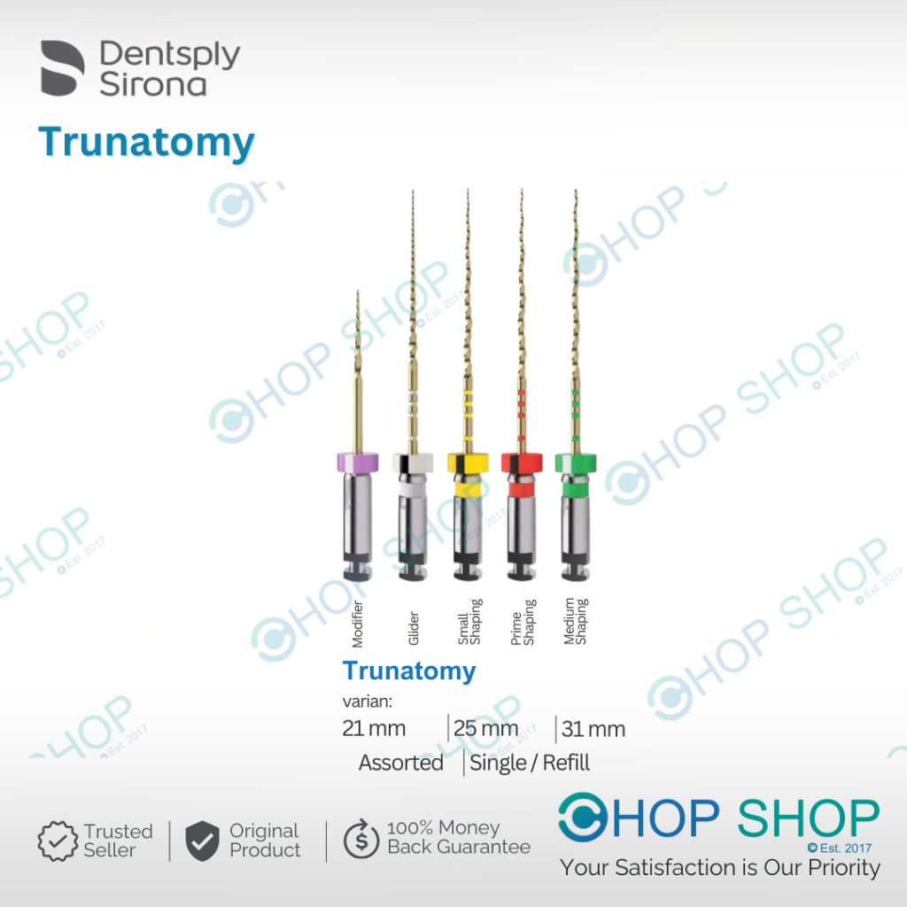 ORIGINAL Dentsply Trunatomy Rotary File Endo Trunatomi Protaper File Endomotor Truenatomy Promo