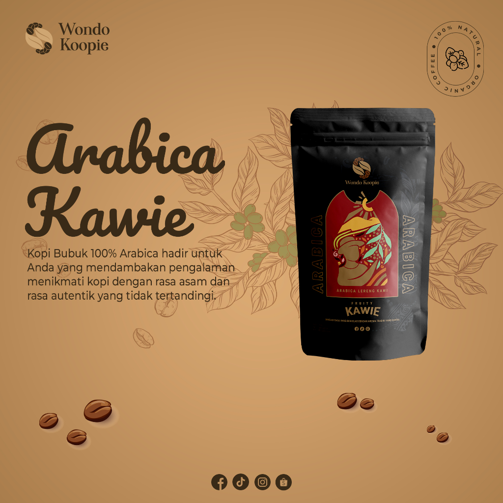 

WONDO KOOPIE Arabica Kawie 150 Gr
