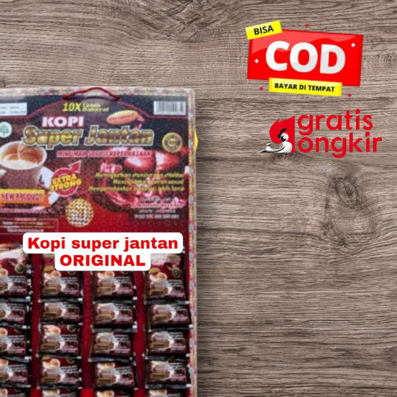 

Kopi S jantan original 20 Sachet / 1 papan