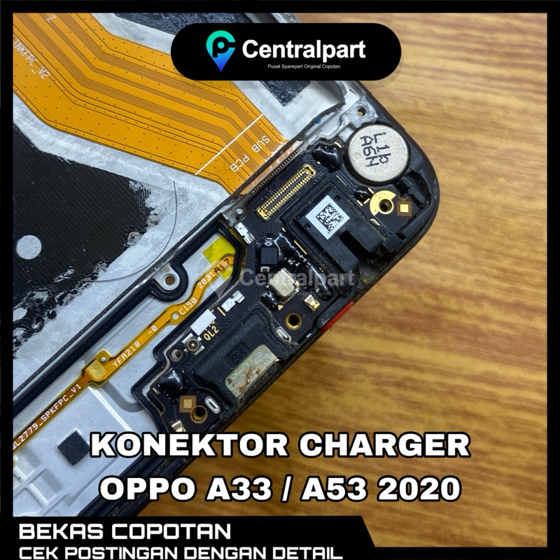 KONEKTOE PAPAN CHARGER OPPO A33 2020/ A53 2020 ORIGINAL COPOTAN