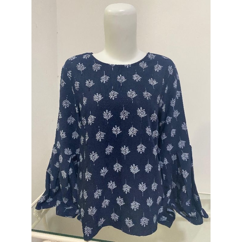 Connexion - Blouse Navy Wanita