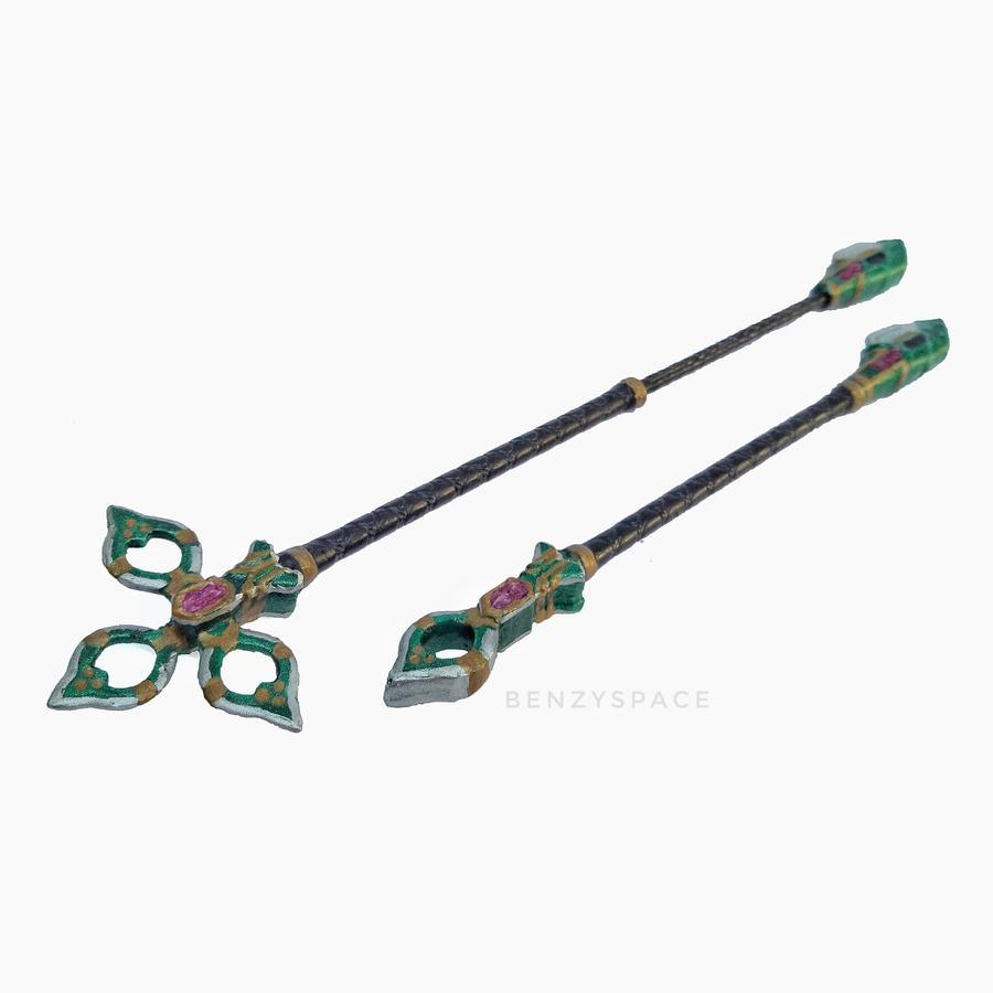 1/12 Scale Leangle Rouzer Staff Weapon Custom SHF Kamen Rider Blade Action Figure Accessories