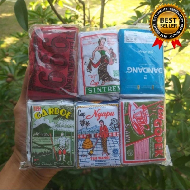 

Teh Racikan Khas Solo Satu paket Isi 6pcs (999 Gardoe Sintren Nyapu Dandang Gopek)