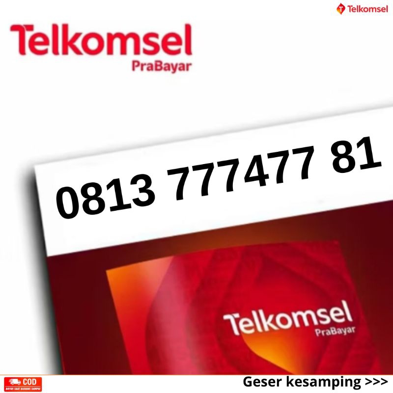 Nomor Cantik Telkomsel Nomor Cantik Triple 777