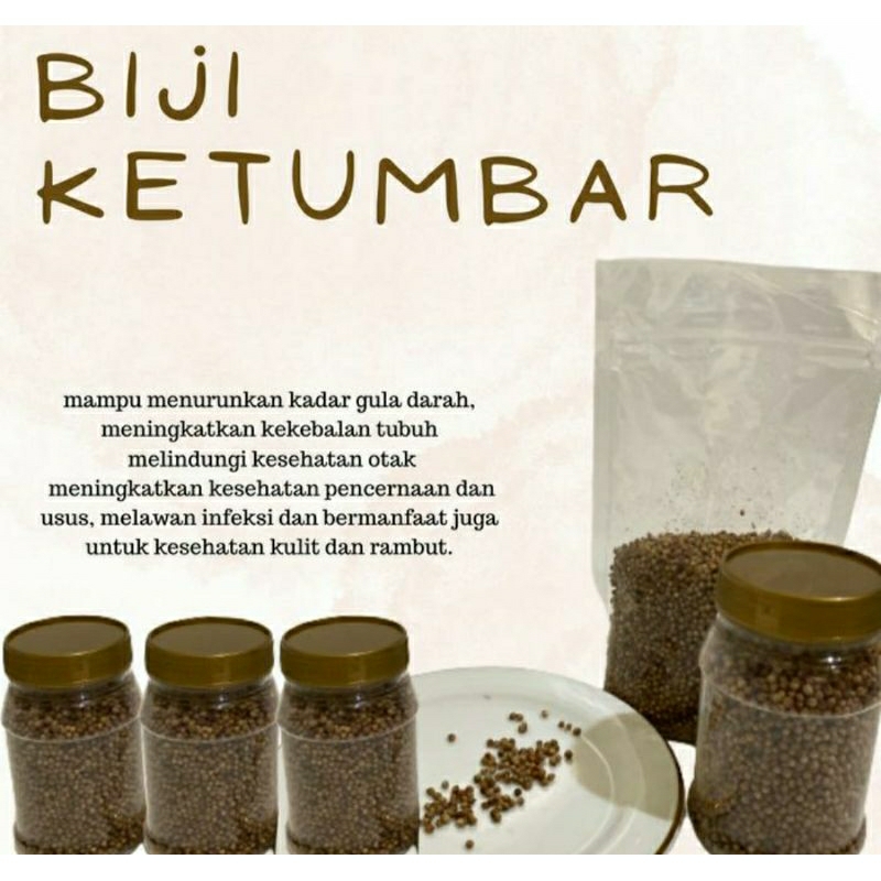 

BIJI KETUMBAR ukuran 100 g / 200 g