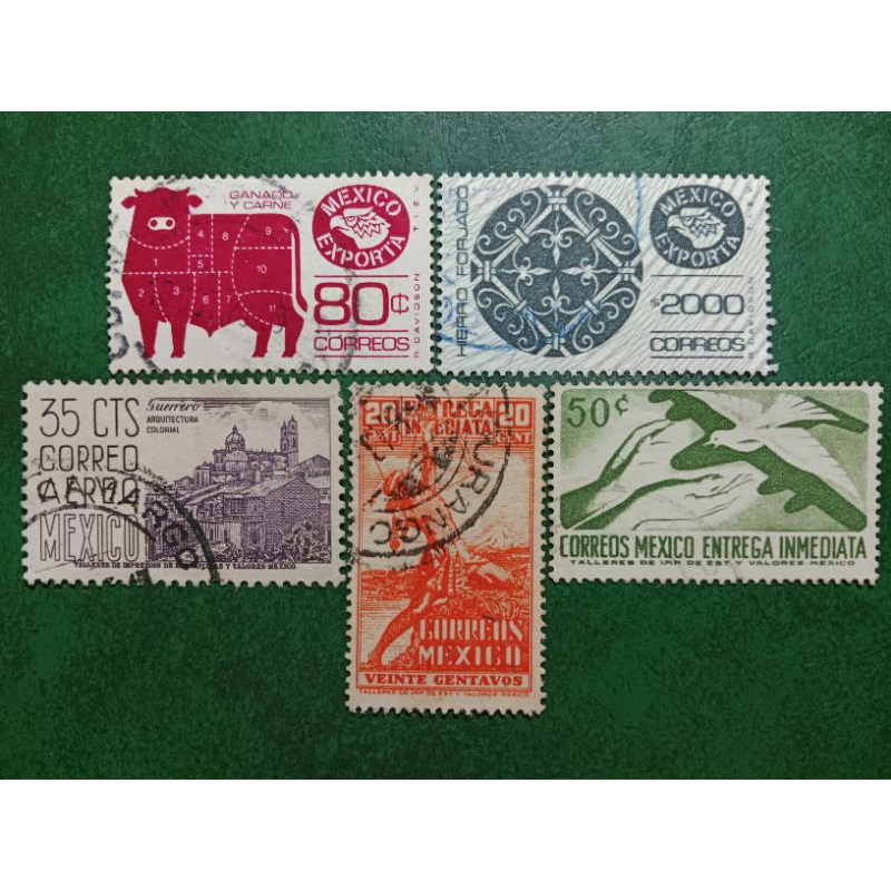 

Prangko Mexico 5 Pcs Campur USED
