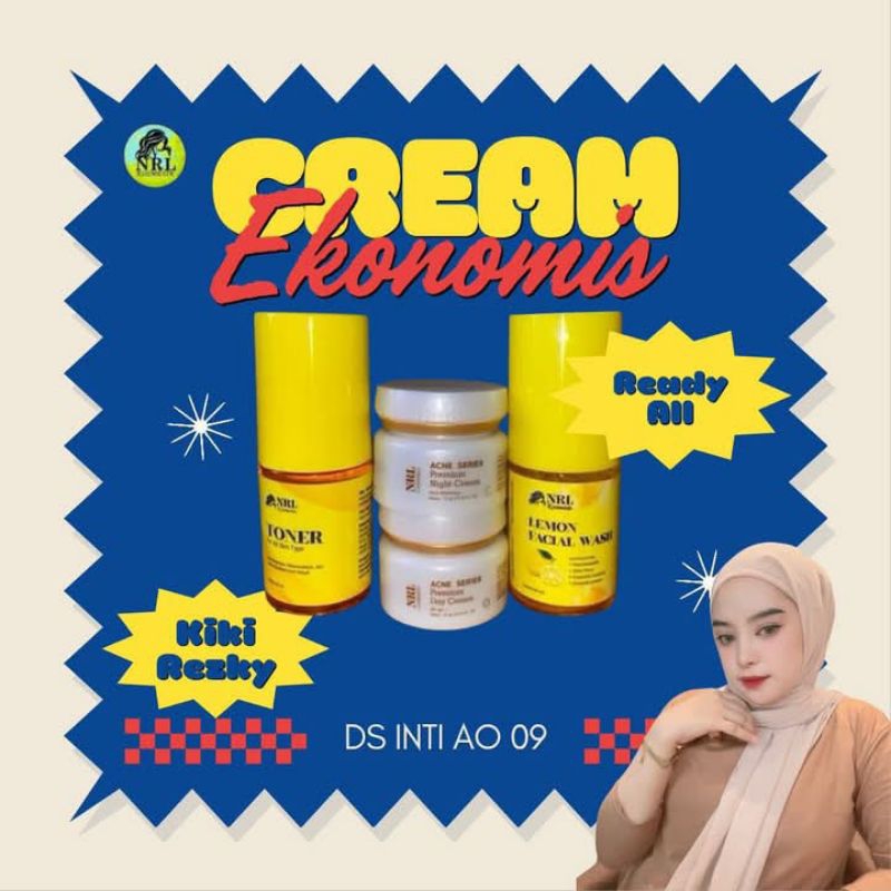 CREAM NRL GLOWING ORIGINAL RESMI CREAM NRL NEW CREAM NRL FLEK CREAM NRL ACNE SERUM GOLD NRL SERUM AC