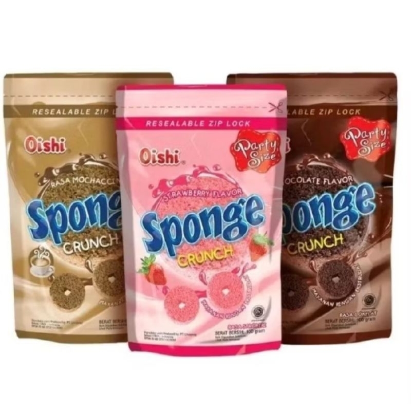 

(100 gr) Oishi Sponge / dikirim sesuai stock yg ada