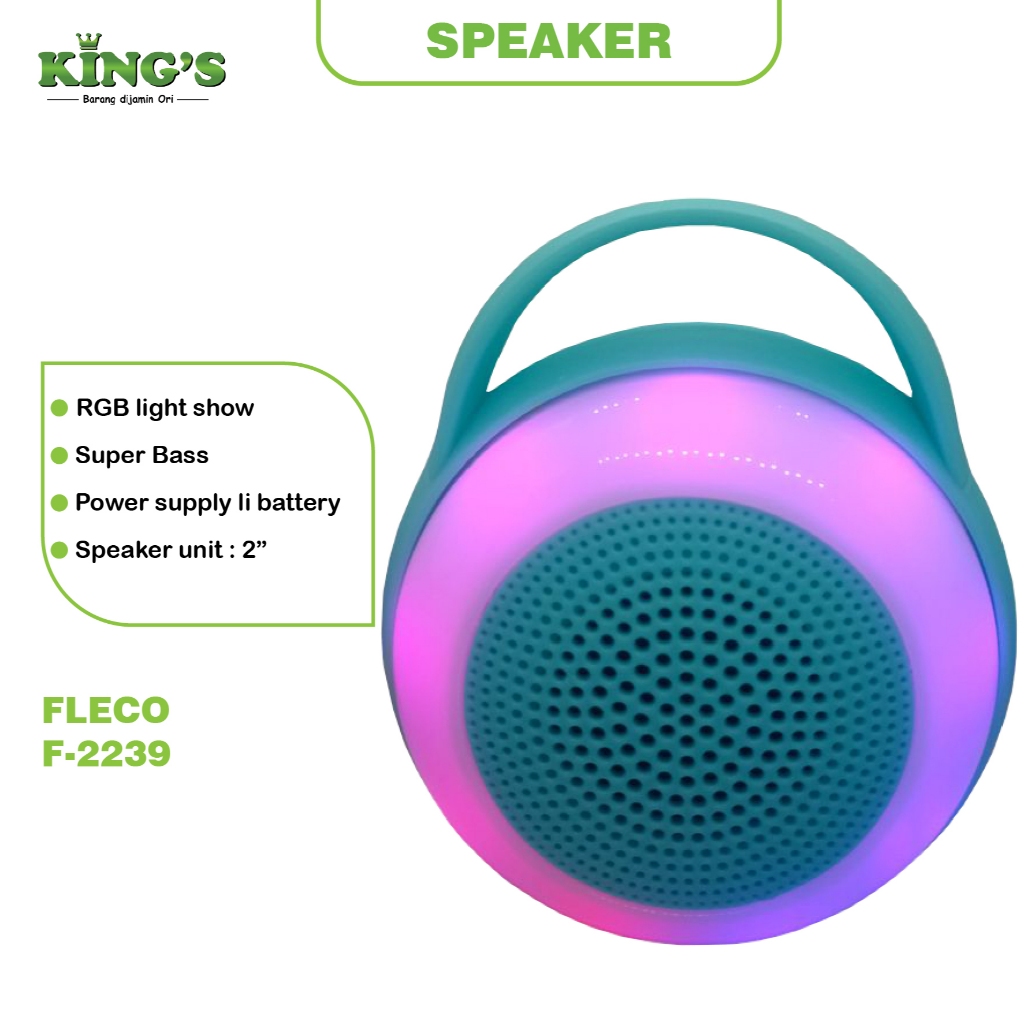 Speaker Bluetooth Wireless Portable MP3 Player FLECO F-2239 F2239 / speaker fleco - REKOMENDASI TERM