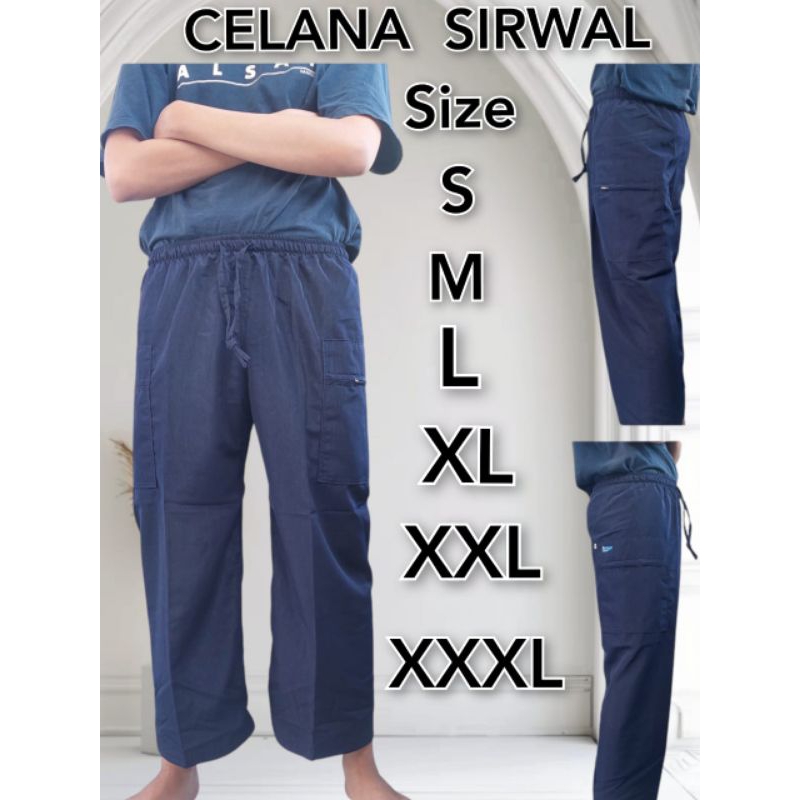 Celana sirwal pria, celana komprang, celana silat, celana santai, celana syari pria