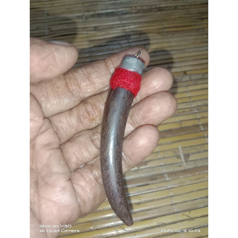 Bandul kalung Cemeti ulin isian Nini imay