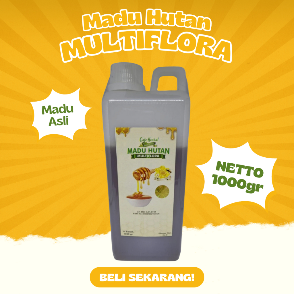 

Madu Hutan Multiflora 1000gr Madu Multiflora