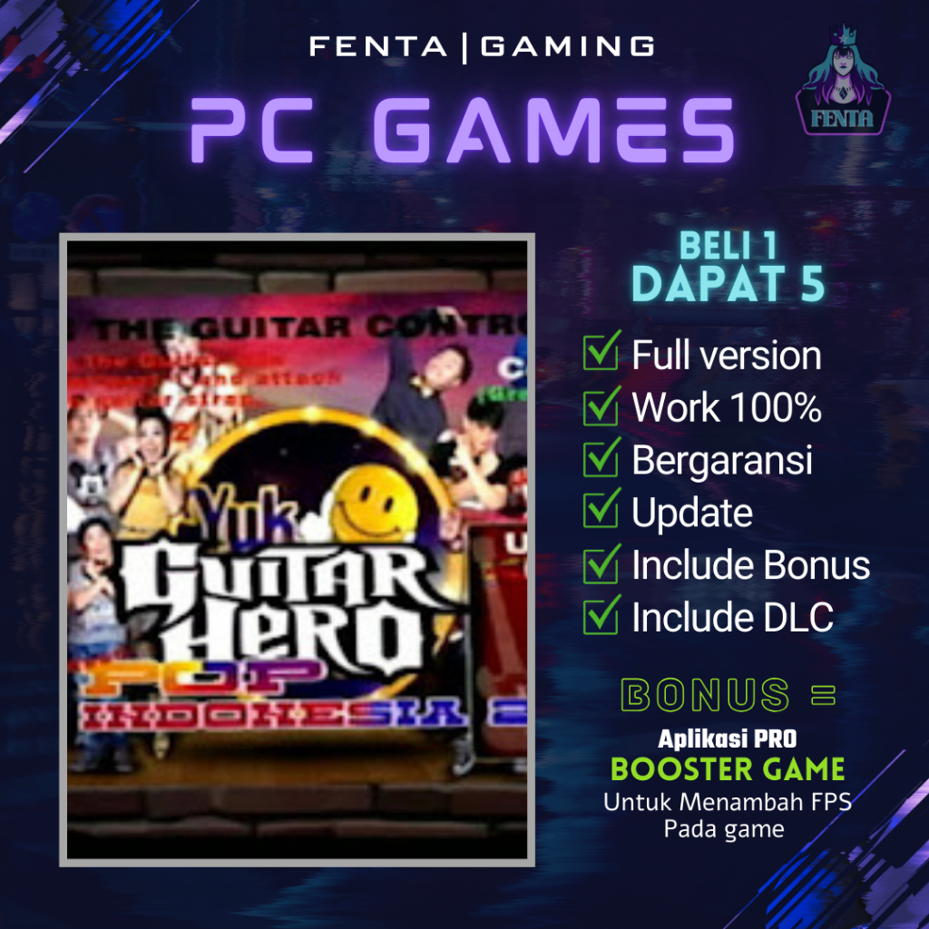 GUITAR HERO POP INDONESIA - GAME PC - GAME LAPTOP