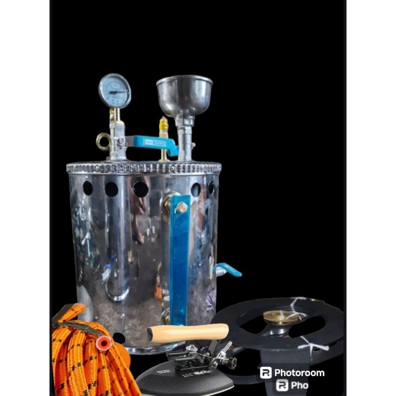 Setrika Uap Boiler Untuk Konveksi / Laundry 5,10,15,20,25,30,35 Liter