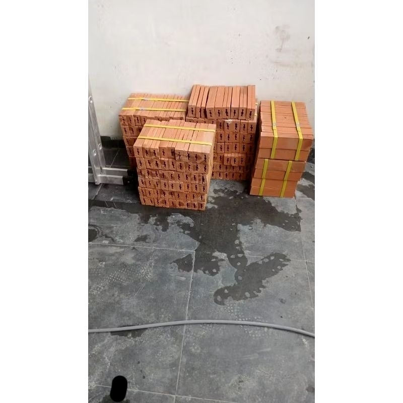 bata tempel, bata tempel hiasan dinding/bata tempel bakar merah tanah liat terakota natural