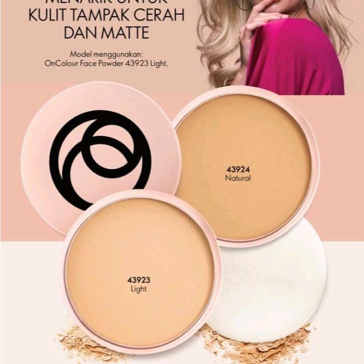 Bedak OnColour Face Powder Oriflame