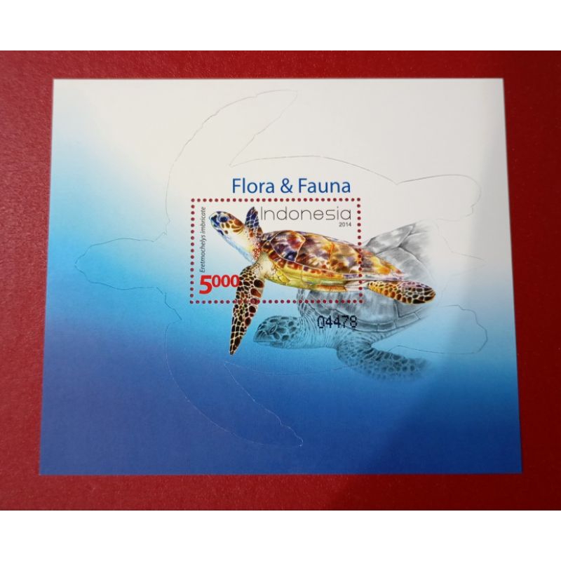 

SS SOUVENIR SHEET INDONESIA FLORA FAUNA PERFORASI 2014