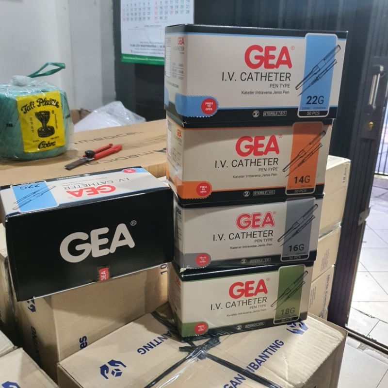 GEA Abbocath Cannula IV Cateter Gea