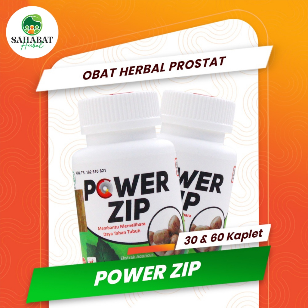 OBAT HERBAL PROSTAT POWERZIP POWER ZIP 30 60 Infeksi Saluran Kemih Obat Kencing Nanah Sakit