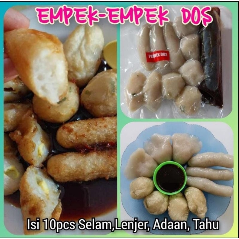 

Empek Empek Dos Palembang Isi 10 + Cuko