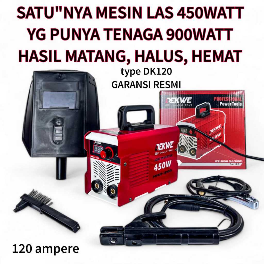 DEKWE DK120 Inverter Welding Machine 900 Watt PROMO BESTSELLER