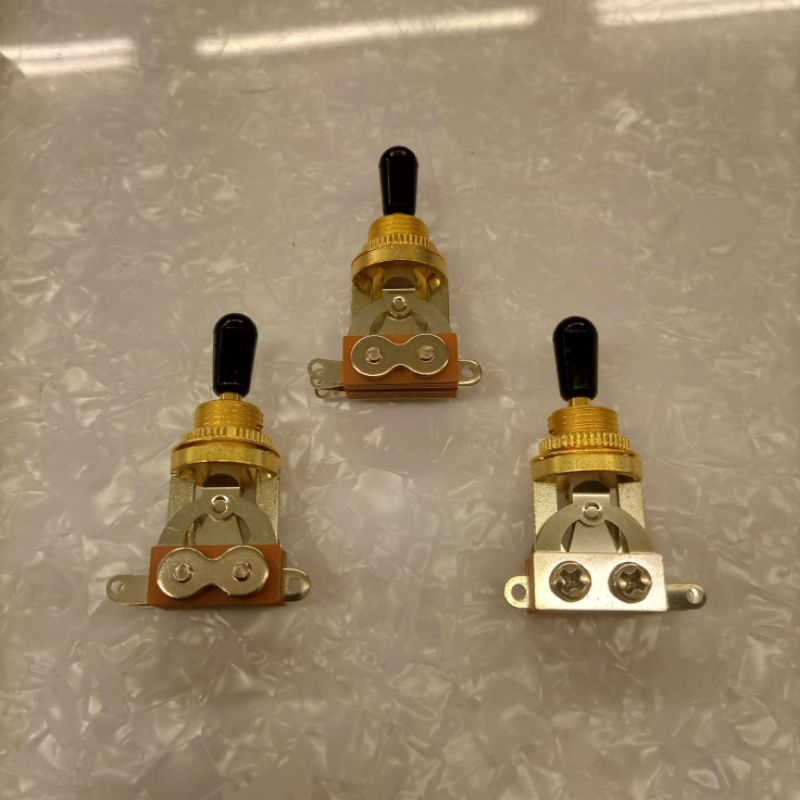 Switch Togel Gold Korea 3 way / Switch Guitar / Switch Gitar / Switch Togel / Switch Impor