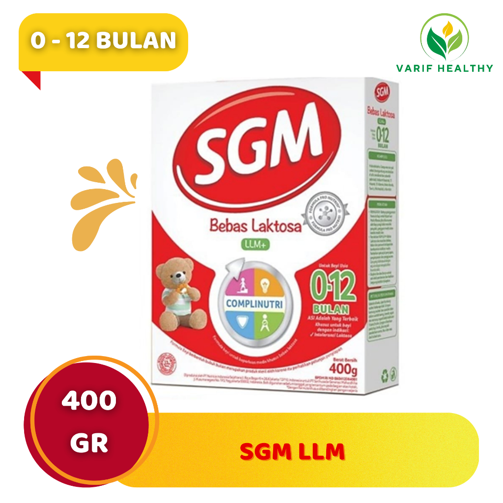 

SGM LLM 400 gr - bebas laktosa | 0 - 12 bulan