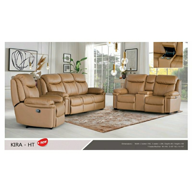 MODIS SOFA 321 TYPE KIRA HT - 1 SEATER RECLINER - SOFA PREMIUM