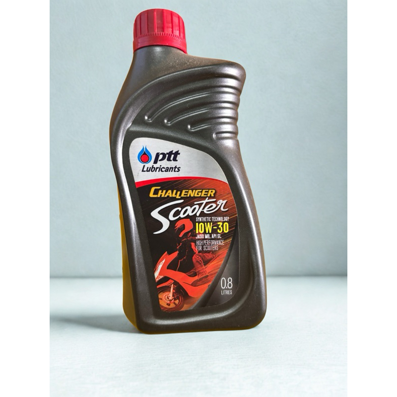 PTT Challanger Scooter 10W-30 0.8 Liter/800ML Oli motor Matic PTT Scooter