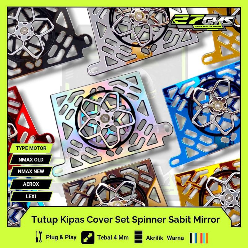 Cover Radiator Nmax New Tutup Radiator Nmax New Old Aerox Lexi Akrilik Mirror Free Baut Boshing