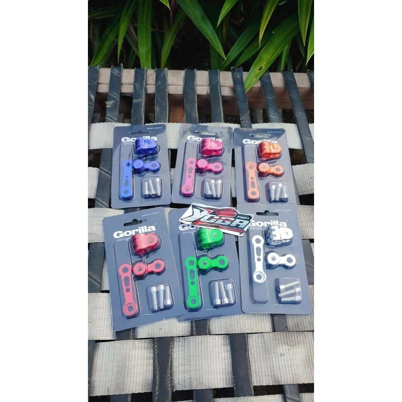 breket klem selang rem depan full cnc universal anodize biru silver merah hijau pink orange cb rxkin