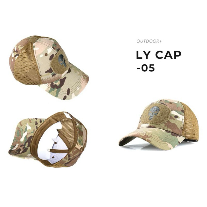 Topi Pria Tactical Multicame Cap Hat Loreng Camoflase Keren