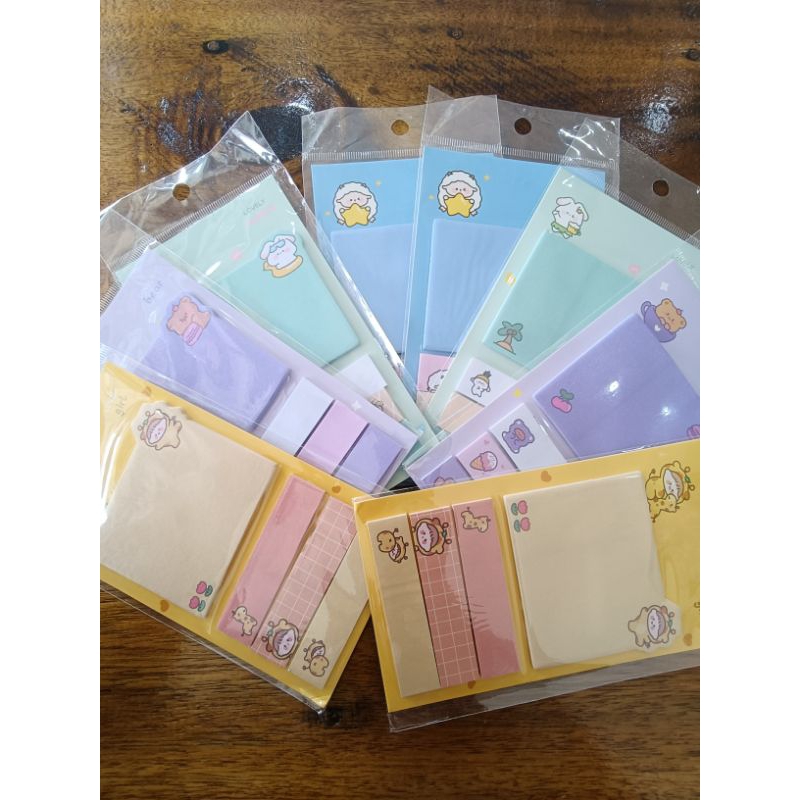 

STICKY NOTES MOTIF LUCU 4 LINE