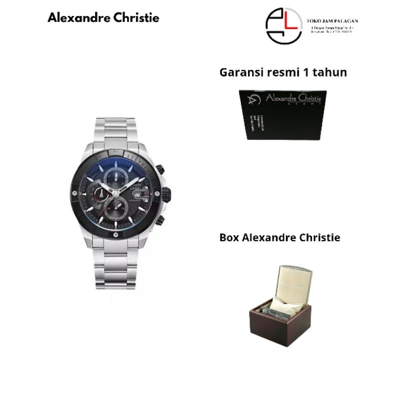 JAM TANGAN PRIA ALEXANDRE CHRISTIE 6631 MCB TBBBA