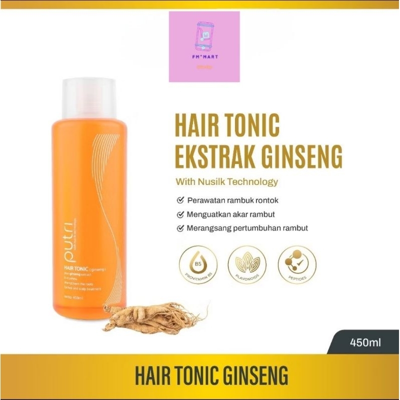PUTRI Hair Tonic Ginseng 450ml |Putri Hair Tonic Ginseng 