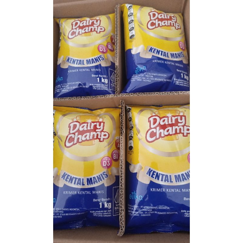 

Dairy Champ bantal 1kg/krimer kental manis dairy champ 1kg