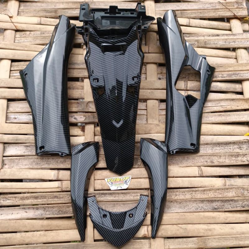COVER PAKET BODY KASAR BEAT FI BEAT ESP 2013 2016 FULL KARBON