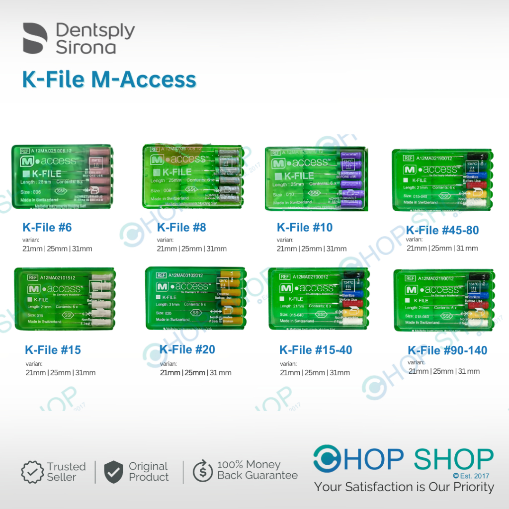 k file 15-40 Original by Dentsply Kfile Endo 15 40