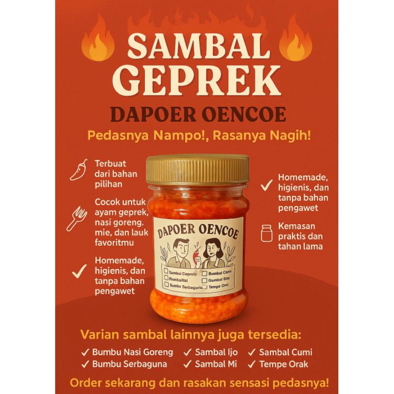 

Sambal Geprek Dapoer Oencoe