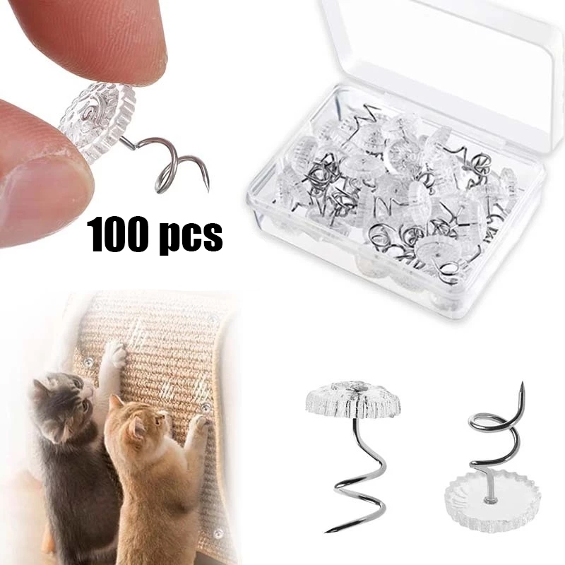 100pcs Paku Payung Sofa Anti Geser Paku Sofa Anti Geser Paku Payung Sarung Sofa Jarum Sofa Anti Gese