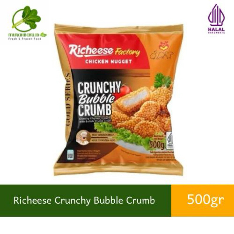 

Richeese Chicken Nugget Crunchy Bubble Crumb 500gr