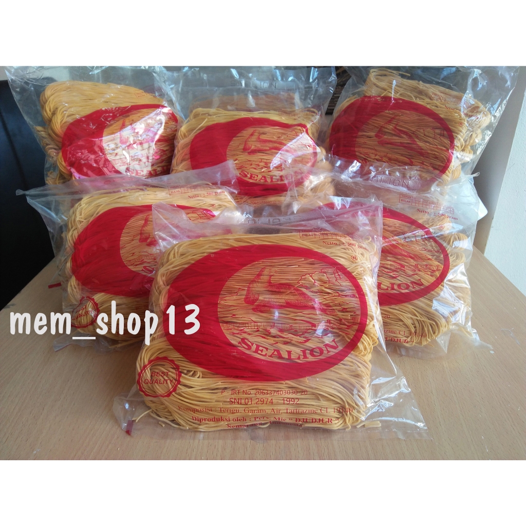 

Mie Kering Kuning SEALION (1 Dos isi 40)
